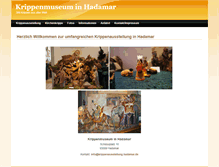 Tablet Screenshot of krippenausstellung-hadamar.de
